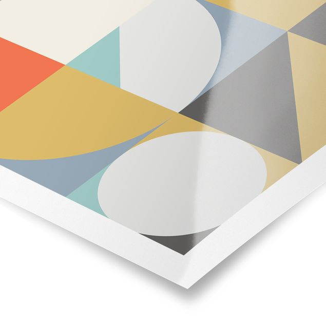 Poster - Forme geometriche colorate