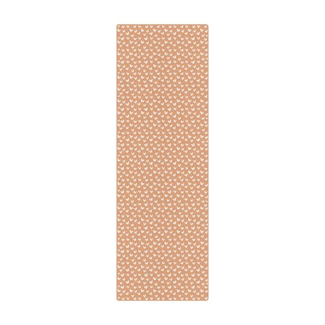 Tappetino di sughero - Cuori disegnati in bianco - Formato verticale 1:2