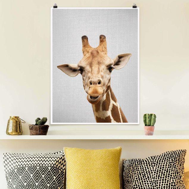 quadri con animali Giraffa Gundel