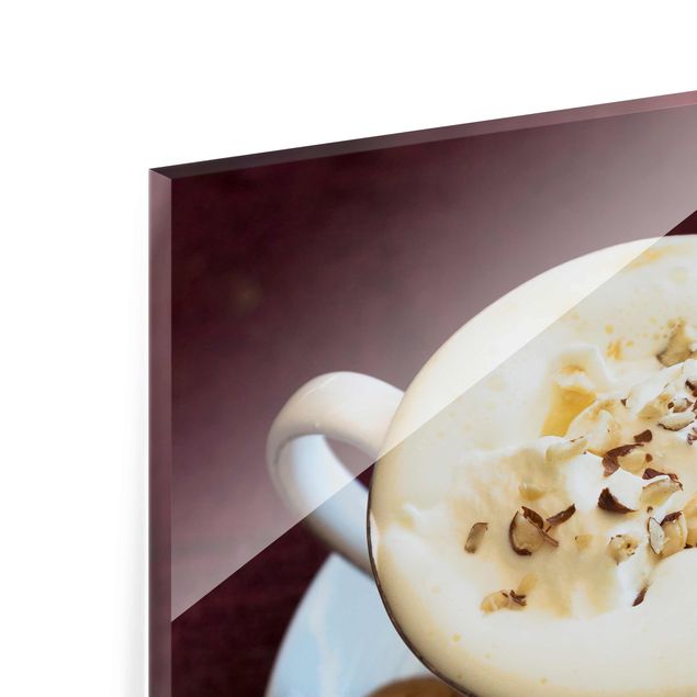 Quadro in vetro - Hot Chocolate With Cream - 3 parti