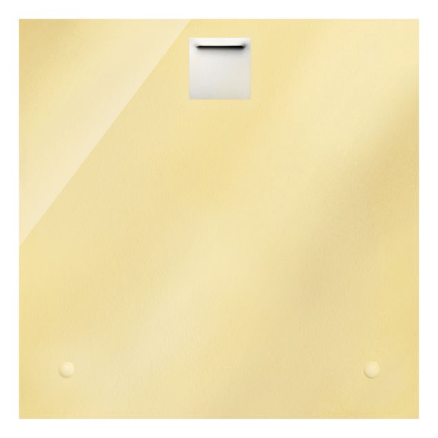 Quadro in vetro - Collage dorato - Quadrato