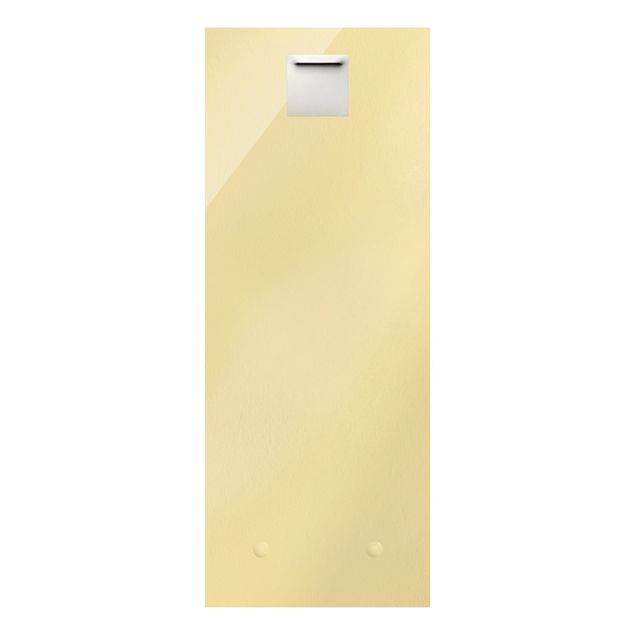 Quadro in vetro - Pittura invernale astratta dorata - Formato verticale