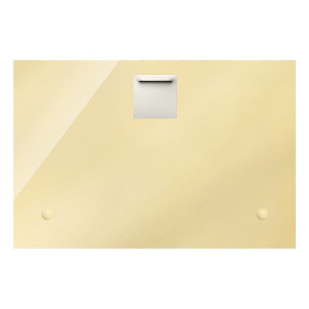 Quadro in vetro - Campi colorati d'oro II - Formato orizzontale