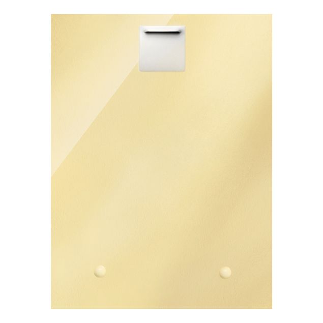 Quadro in vetro - Bianco d'oro Geometria Blu - Verticale 4:3