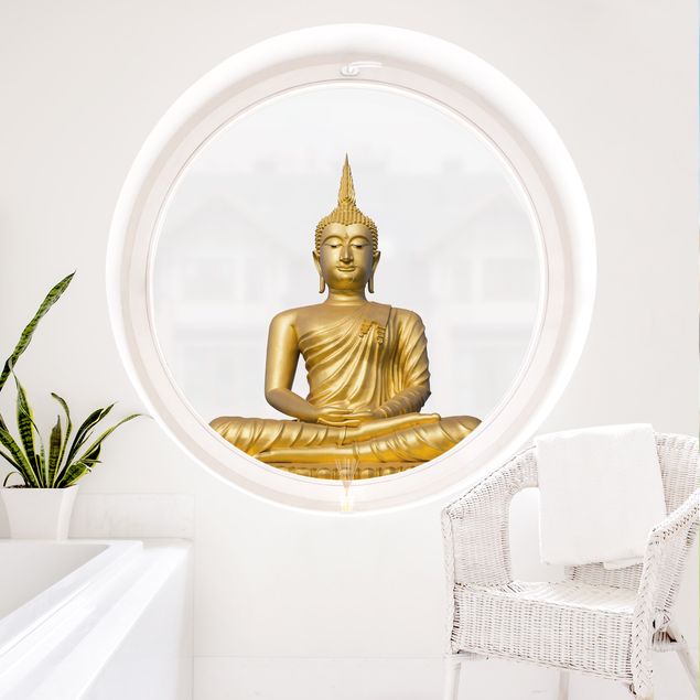 Pellicola per vetri oro Buddha d'oro