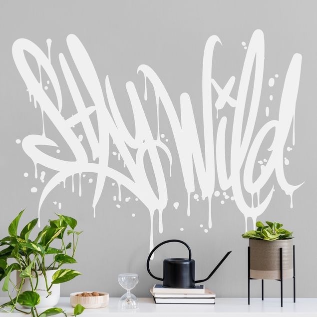 Adesivo murale - Graffiti Art Stay Wild