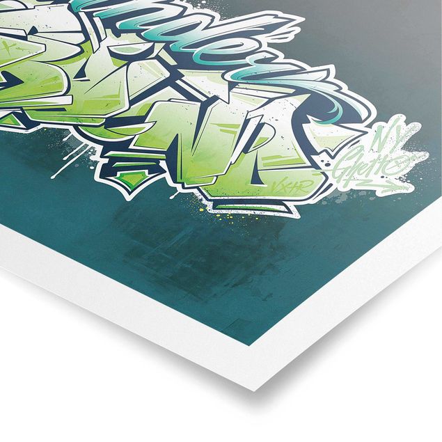 Poster riproduzione - Graffiti Art Underground