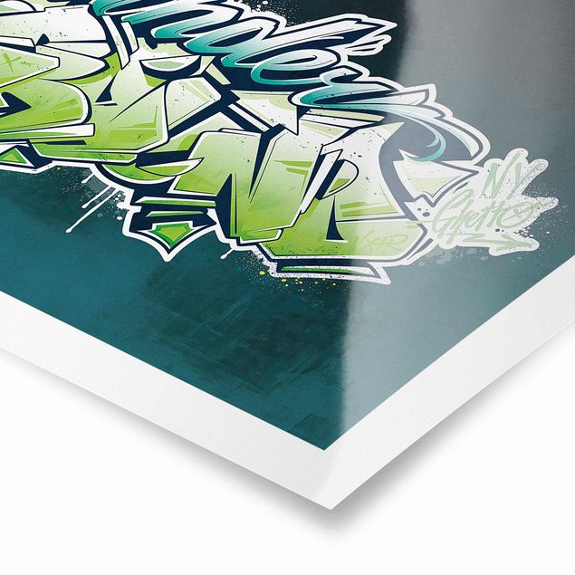 Poster riproduzione - Graffiti Art Underground
