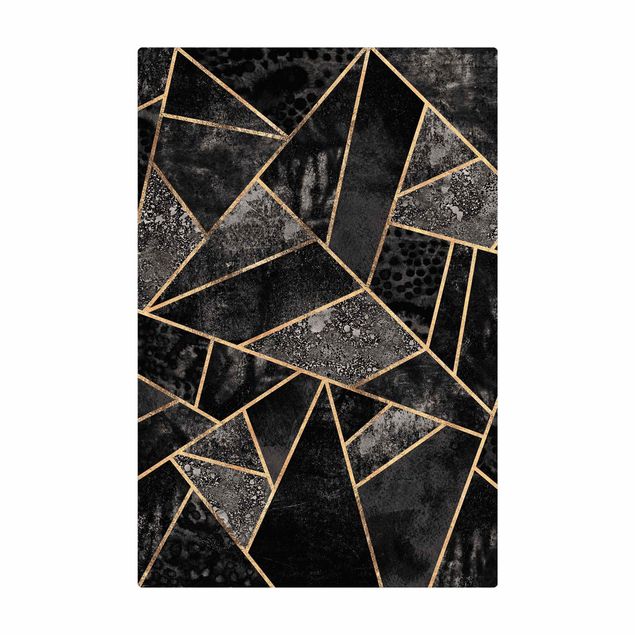 Abstrakte Kunst Triangoli grigi Oro