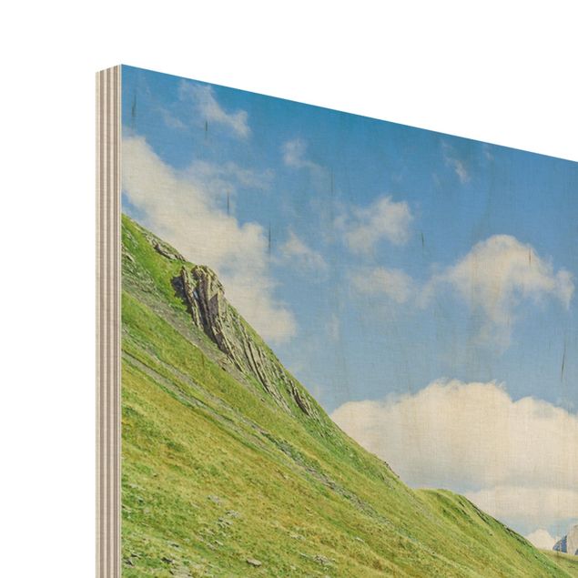 Stampa su legno - Panorama di Grindelwald