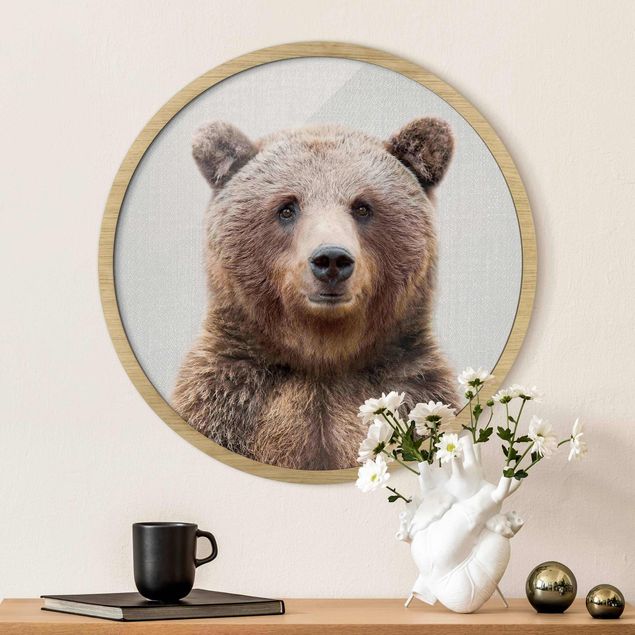stampe animali Orso Grizzly Gustel