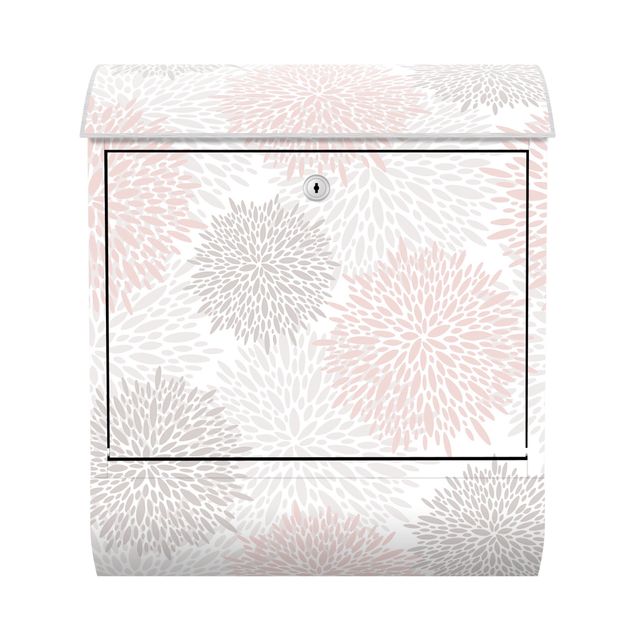 Cassetta postale - Grande soffione disegnato in rosa