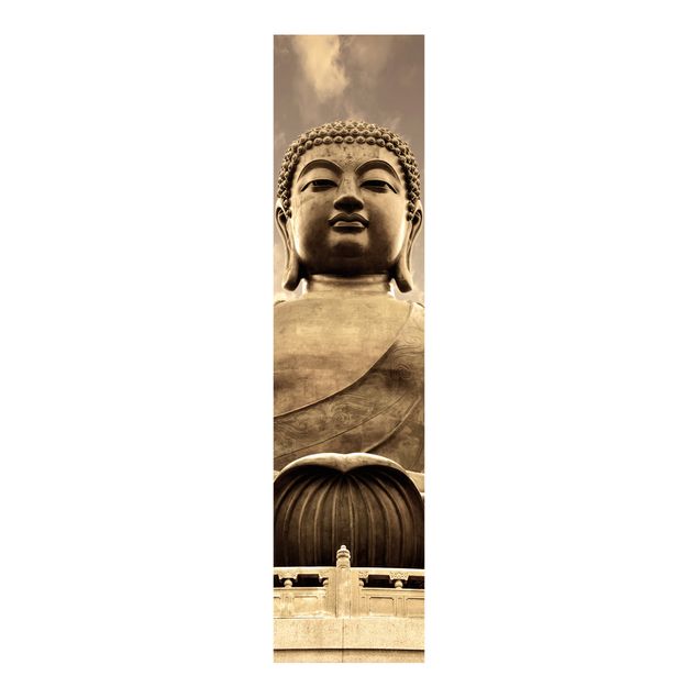 Set tende a pannello Grande Buddha in seppia