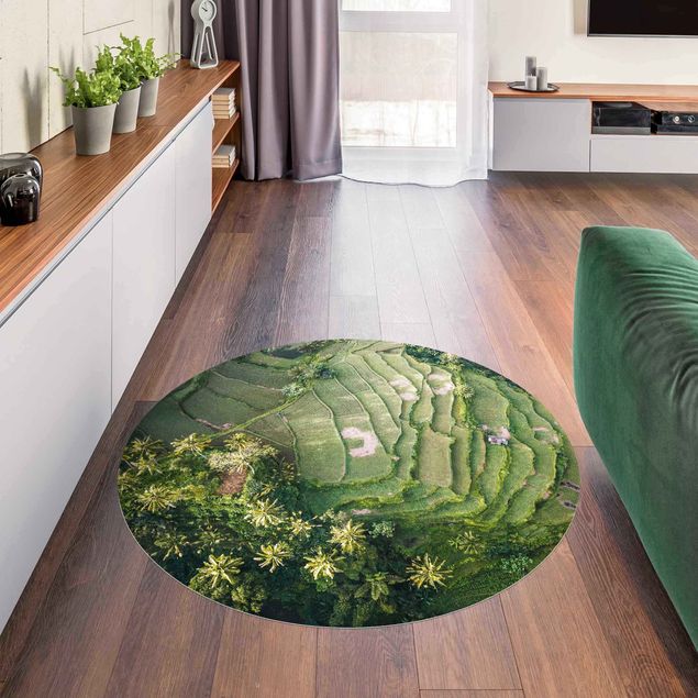 Tappeti moderni soggiorno Terrazze verdi