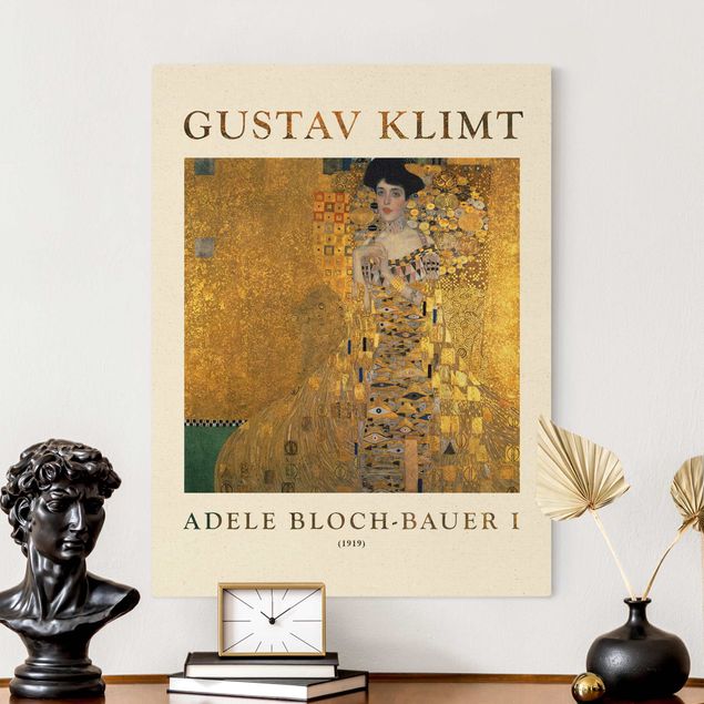Riproduzioni su tela quadri famosi Gustav Klimt - Adele Bloch-Bauer I - Edizione da museo