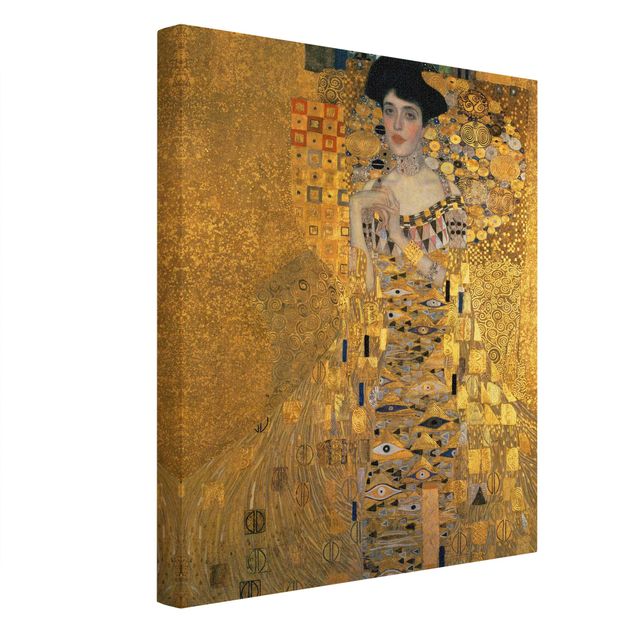 Quadro su tela oro - Gustav Klimt - Ritratto di Adele Bloch-Bauer I