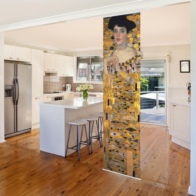 tende a pannello corte Gustav Klimt - Ritratto di Adele Bloch-Bauer I
