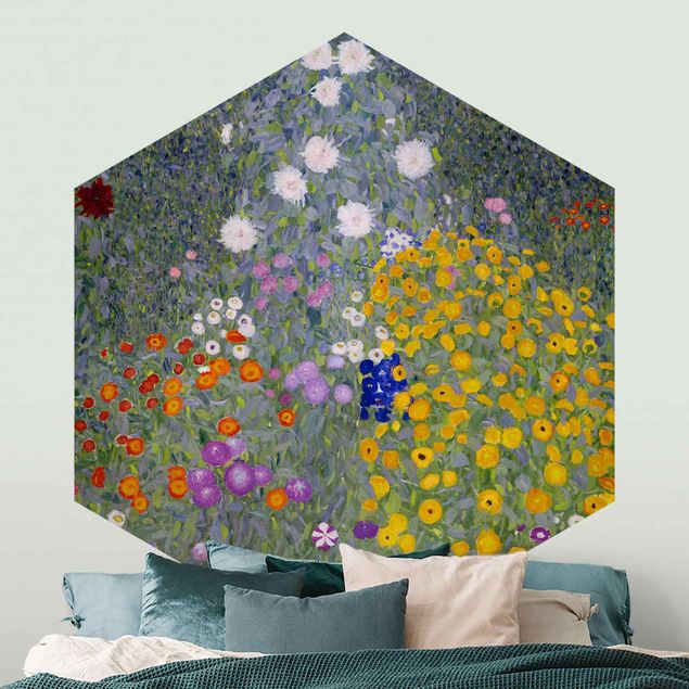 Carta da parati per centro benessere Gustav Klimt - Giardino di casa