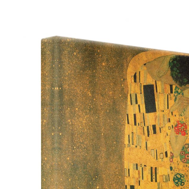 Stampa su tela - Gustav Klimt - The Kiss - Quadrato 1:1