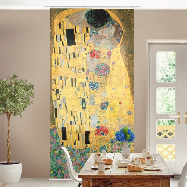Tende a pannello corte Gustav Klimt - Il bacio
