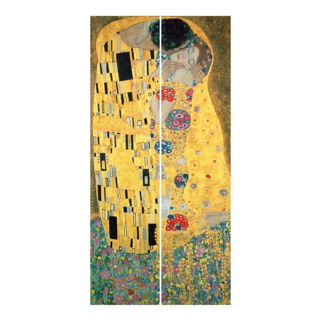 Tende scorrevoli su binario Gustav Klimt - Il bacio