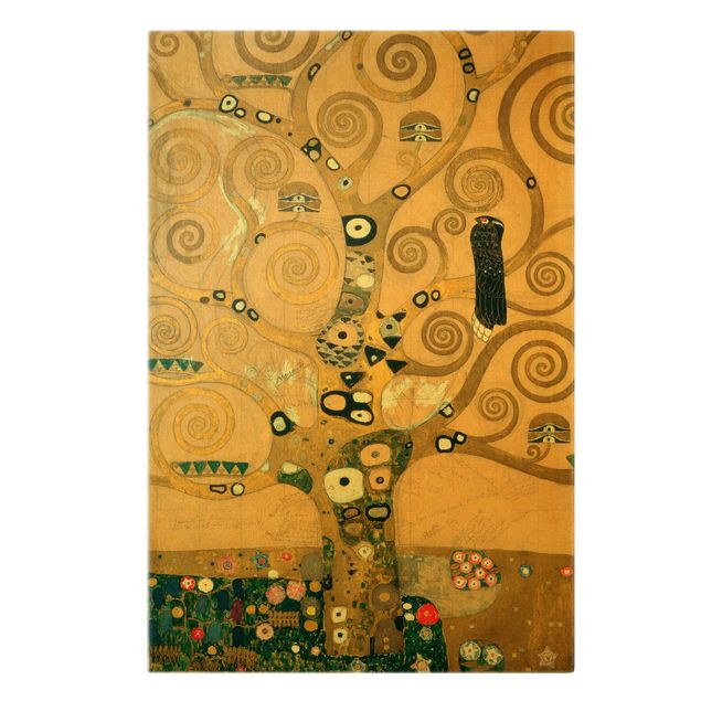Stampa su tela Gustav Klimt - L'albero della vita