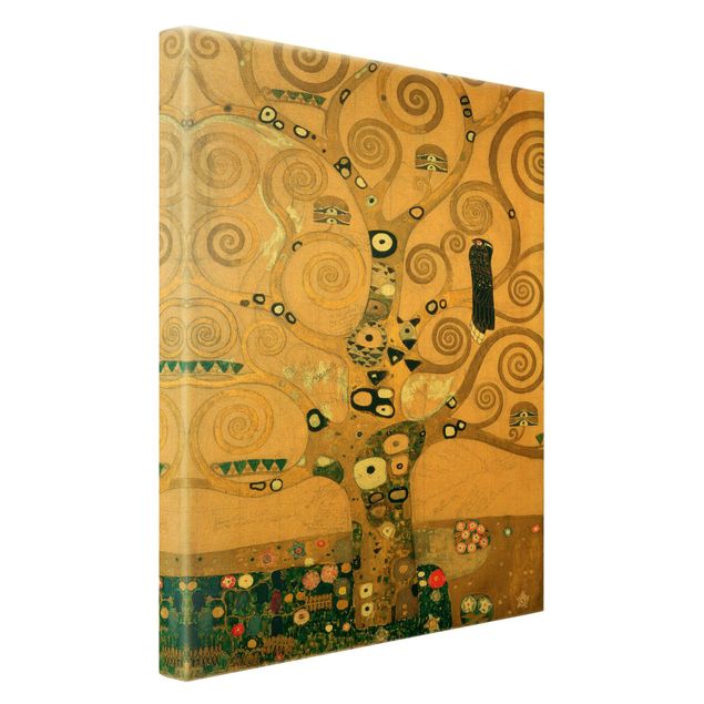 Stampa su tela Gustav Klimt - L'Albero della Vita - Verticale 2:3