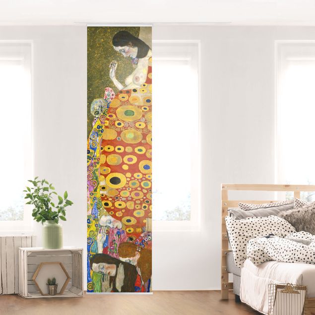 tende a pannello corte Gustav Klimt - La speranza II