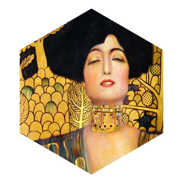 Carta da parati esagonale adesiva con disegni - Gustav Klimt - Giuditta I