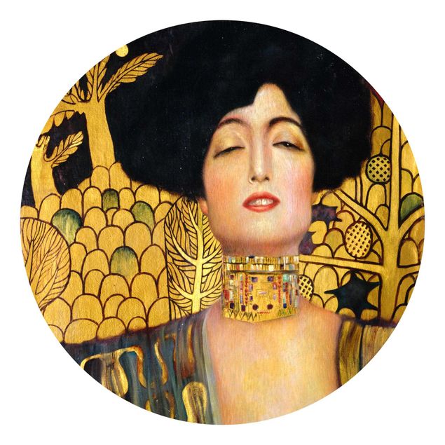 Carta da parati rotonda autoadesiva - Gustav Klimt - Giuditta I