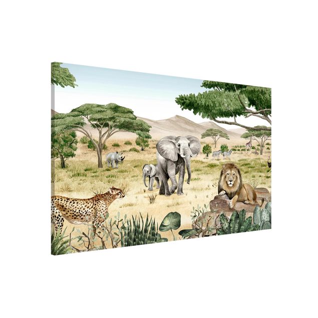 quadri con animali Dominatori della savana