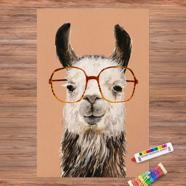 Tappeti bagno moderni Hip Lama con occhiali IV