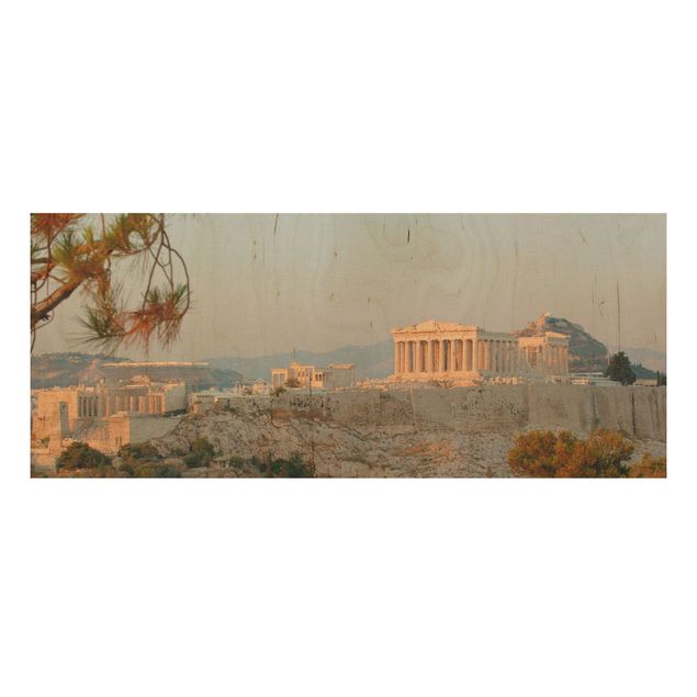 Quadro in legno - Akropolis - Panoramico
