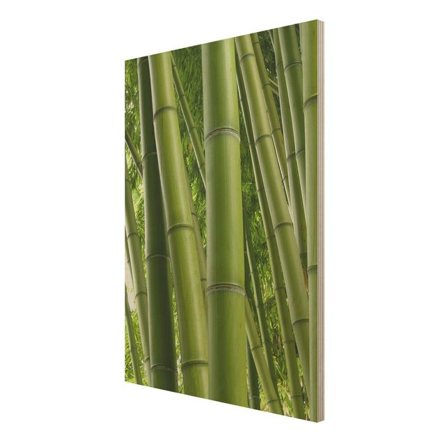 Quadro in legno - Bamboo Trees No.1 - Verticale 3:4