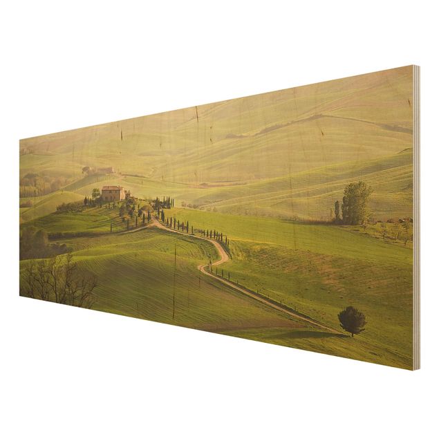 Quadro in legno - Chianti Tuscany - Panoramico