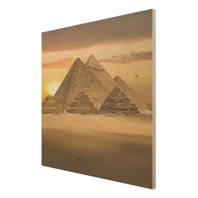 Quadro in legno - Dream of Egypt - Quadrato 1:1