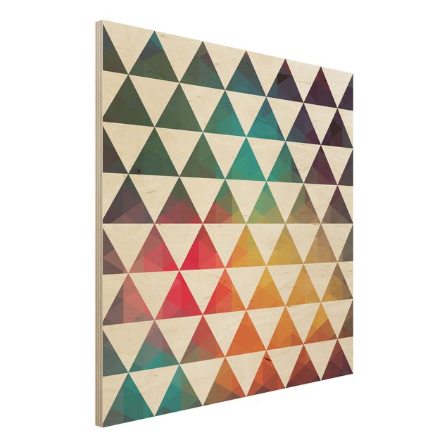Quadro in legno - Colour Geometry - Quadrato 1:1