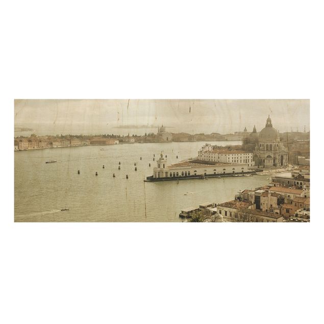 Quadro in legno - Venetian Lagoon - Panoramico