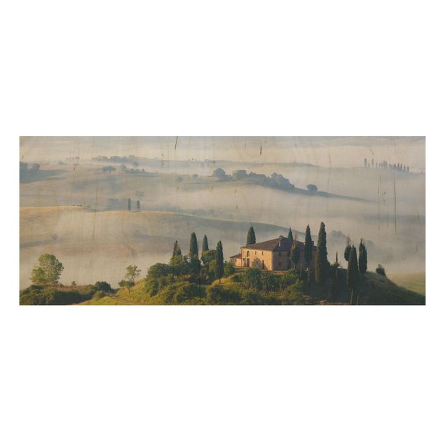 Quadro in legno - Country House in Tuscany - Panoramico