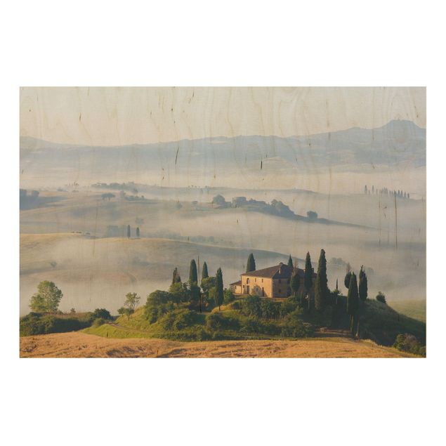 Quadro in legno - Country House in Tuscany - Orizzontale 3:2