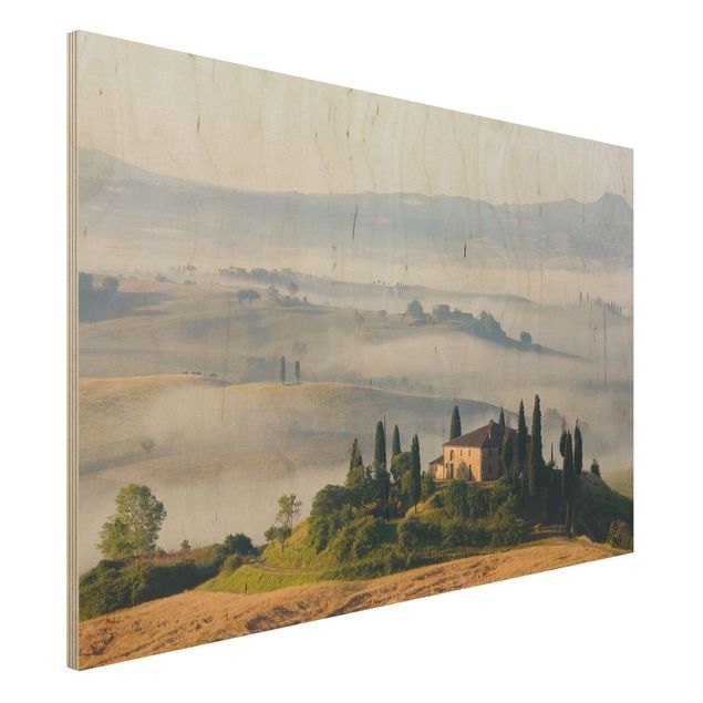Quadro in legno - Country House in Tuscany - Orizzontale 3:2