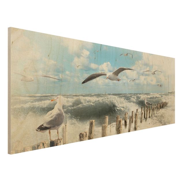 Quadro in legno - No.YK3 Absolute Sylt - Panoramico