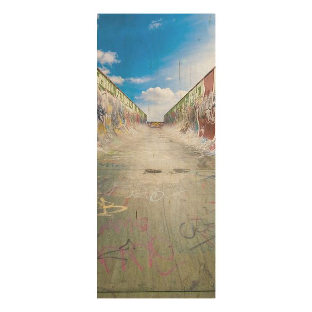 Quadro in legno - Skate Graffiti - Pannello