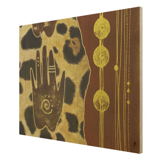 Quadro in legno - Touch of Africa - Orizzontale 4:3