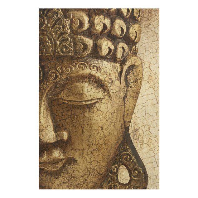 Quadro in legno - Vintage Buddha - Verticale 2:3