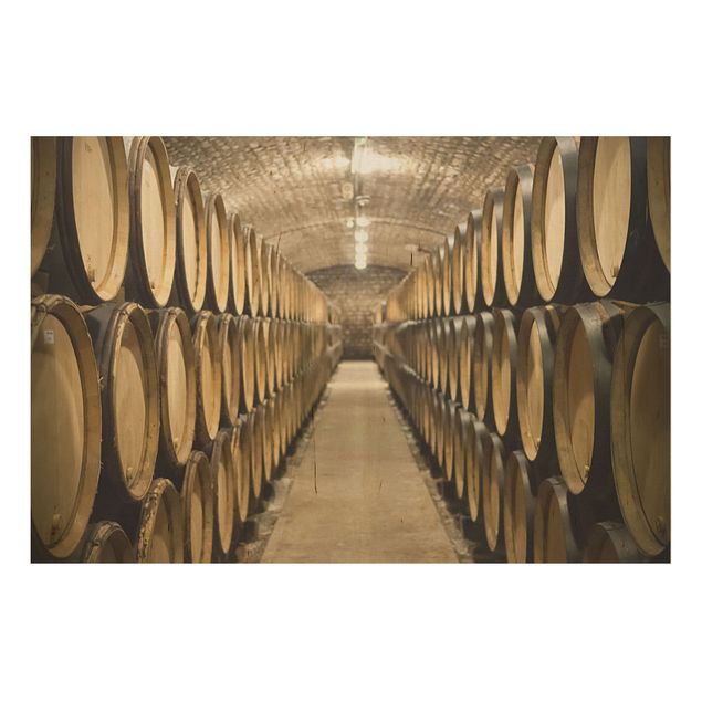Quadro in legno - Wine cellar - Orizzontale 3:2