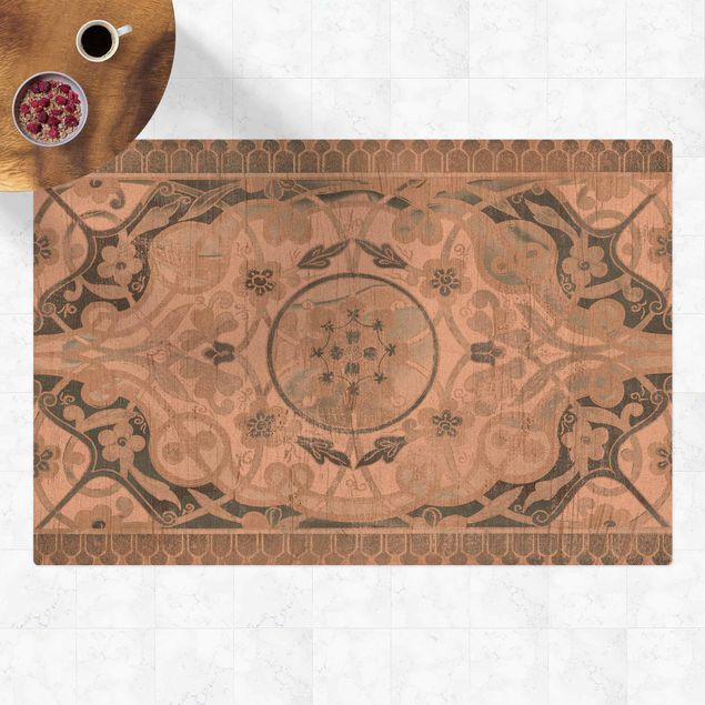 tappeto tipo persiano Pannelli in legno Persiano Vintage I