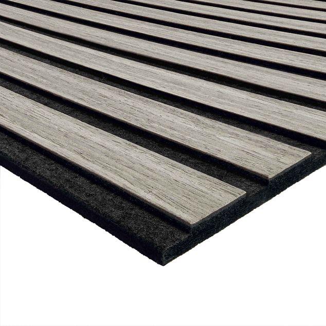 Pannello fonoassorbente - Parete in legno rovere grigio - 52x104 cm