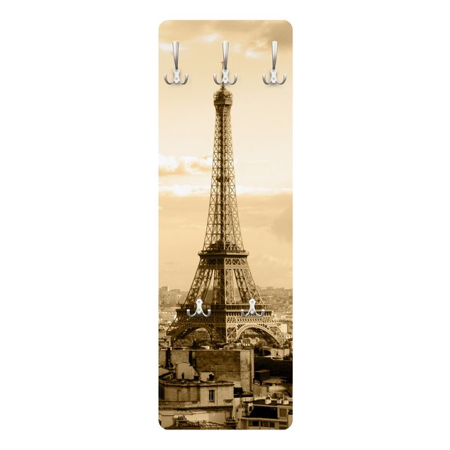 Appendiabiti vintage - I Love Paris - Beige