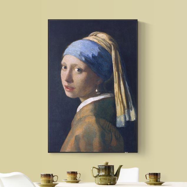 Quadro fonoassorbente intercambiabile - Jan Vermeer Van Delft - La ragazza con l'orecchino di perla